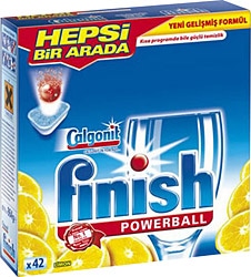 Finish Hepsi Bir Arada 42'li Limonlu Bulaşık Makinesi Tableti