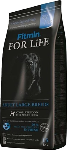 Fitmin For Life Large Breeds Adult 15 kg Yeti kin Kuru K pek