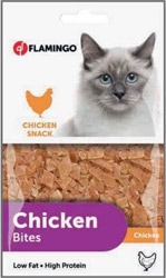 Flamingo Chicken Bites Tavuk Etli Naturel 85 gr Kedi Ödül Maması