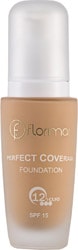 Flormar Perfect Coverage Yarı Parlak Bitişli SPF 15 106 Beige Classic 30 ml Likit Fondöten