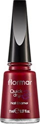 Flormar Quick Dry QD06 Fiery Red Oje