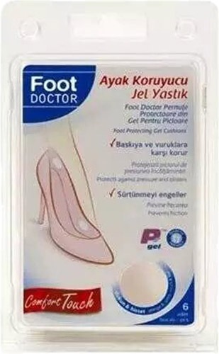 Foot Doctor Ayak Koruyucu Jel Yastık 6 Adet