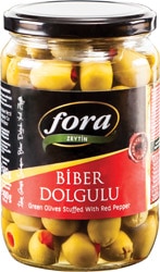 Fora 400 gr Biber Dolgulu Yeşil Zeytin