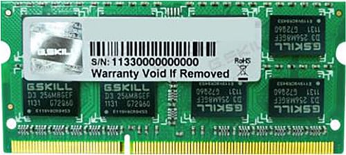 G.Skill Value 8GB 1600 MHz DDR3 CL11 SODIMM F3-1600C11S-8GSL Ram