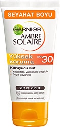 Garnier Ambre Solaire Yüksek Koruma Spf 30 50 ml Koruyucu Süt