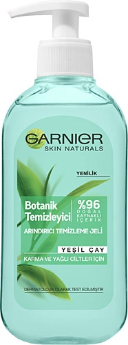 Garnier Botanik Yeşil Çay Özlü 200 ml Arındırıcı Yüz Temizleme Jeli
