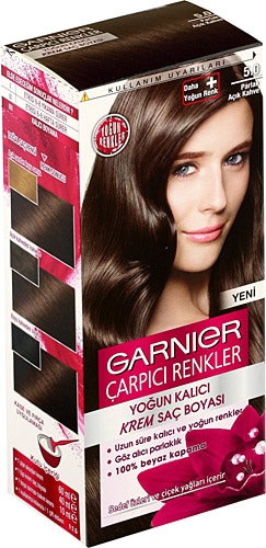 Garnier Color Sensation Carpici Renkler 5 0 Parlak Acik Kahve Sac Boyasi Fiyatlari Ozellikleri Ve Yorumlari En Ucuzu Akakce