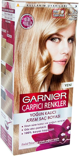 Garnier Color Sensation Carpici Renkler 8 0 Parlak Koyu Sari Sac Boyasi Fiyatlari Ozellikleri Ve Yorumlari En Ucuzu Akakce