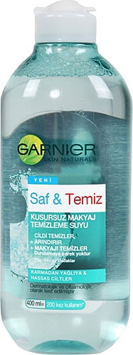Garnier Micellar Saf ve Temiz Kusursuz Makyaj Temizleme Suyu 400 ml