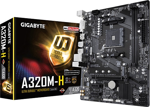 Gigabyte GA-A320M-H AMD AM4 DDR4 Micro ATX Anakart