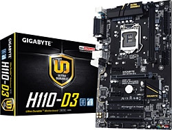 Gigabyte GA-H110-D3 LGA1151 DDR4 Anakart Fiyatları, Özellikleri ve