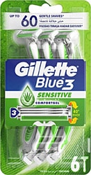 Gillette Blue 3 Sensitive Kullan At 6