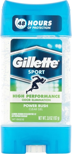 Gillette Sport Power Rush Clear Gel 107 gr Deodorant Jel ...