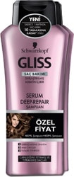 Gliss Serum Deep Repair Şampuan 400 ml 2 Adet