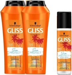 Gliss Sun Protect 500 ml 2 Adet Şampuan + Sıvı Saç Kremi 200 ml