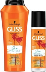 Gliss Sun Protect Şampuan 500 ml + Sıvı Saç Kremi 200 ml Bakım Seti