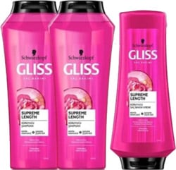 Gliss Supreme Length 500 ml 2 Adet Şampuan + Saç Kremi 360 ml