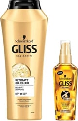 Gliss Ultimate Oil Elixir Şampuan 500 ml + Yağ İksiri 75 ml