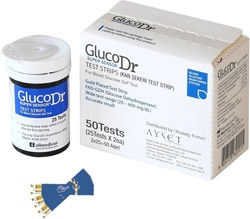 GlucoDr 50'li Şeker Ölçüm Stribi