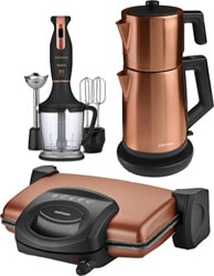 Goldmaster Burcu BY-4703G 3'lü Elektronik Çeyiz Seti