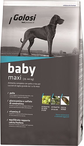 Golosi Baby Maxi 12 Kg Buyuk Irk Yavru Kopek Mamasi Fiyatlari Ozellikleri Ve Yorumlari En Ucuzu Akakce