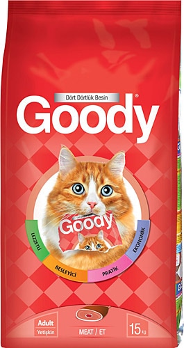 Goody Etli 15 kg Yetişkin Kuru Kedi Maması