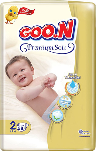 Goon Premium Soft 2 Numara Mini 58'li Jumbo Paket Bebek Bezi