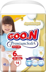 Goon Premium Soft 6 Numara 14'lü Külot Bez