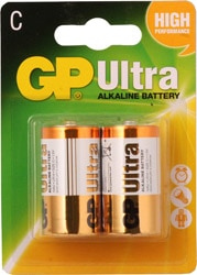GP LR14 Ultra Alkalin 2'li C Orta Pil