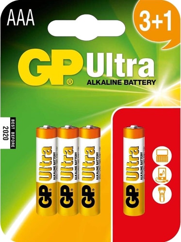 4 Piles Alcaline GP24AU-U4 AAA / LR03