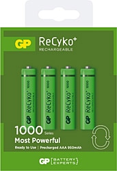 Chargeur rapide ReCyko Everyday - 6h avec 4 accus AAA 800 mAh NiMH