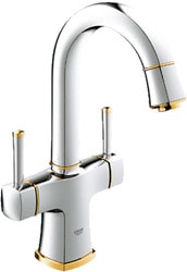 Grohe Grandera 21107IG0 Krom Altın Lavabo Bataryası