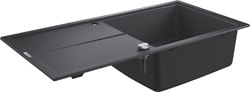 Grohe 31641AP0 K400 Granit Siyah Kuvars 60 -C 100/50 Kompozit Eviye