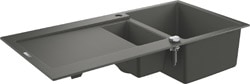 Grohe 31646AT0 K500 Granit Gri Kuvars 60 -C 100/50 Kompozit Eviye