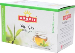 Günvit Yeşil Çay 20'li Süzen Poşet Bitki Çayı