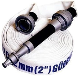 Gürbüz 11/2'' Top 20 mt Beyaz Yangın Hortumu