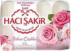 Hacı Şakir Gül 4x70 gr El ve Güzellik Sabunu