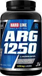 Hardline Nutrition ARG 1250 Arginine 120 Kapsül