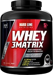 Hardline Nutrition Whey 3 Matrix Protein Tozu 2300 gr