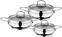 Hascevher Rose 6 Parça Omlet Sahan Set