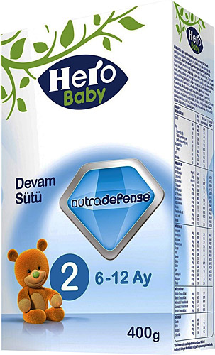 Hero Baby Nutradefense 2 Devam Sütü 400 gr Fiyatları, Özellikleri ve  Yorumları