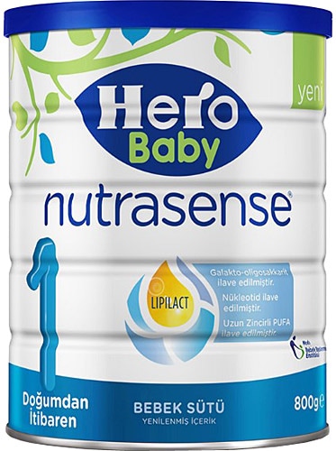 Hero Baby Nutrasense 1 Bebek Sütü 800 gr Fiyatları, Özellikleri ve  Yorumları