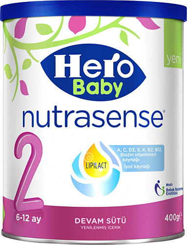 Hero Baby Nutrasense 2 Devam Sütü 400 gr Fiyatları, Özellikleri ve  Yorumları