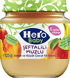 Hero Baby Şeftalili Muzlu Kavanoz Maması 125 gr