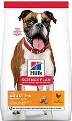 Hill's Adult Light Medium Tavuklu 2.5 kg Yetişkin Köpek Maması