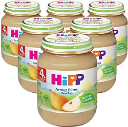 Hipp Organik Armut Püresi Kavanoz Maması 125 gr 6 Adet