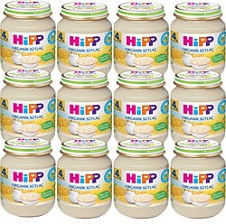Hipp Organik Sütlaç Kavanoz Maması 125 gr 12 Adet
