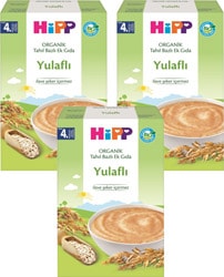 Hipp Organik Yulaflı Tahıl Bazlı Ek Gıda 200 gr 3 Adet