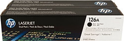 HP 126A CE310AD Siyah 2'li Toner