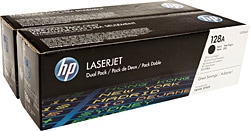 HP 128A CE320AD Siyah 2'li Toner